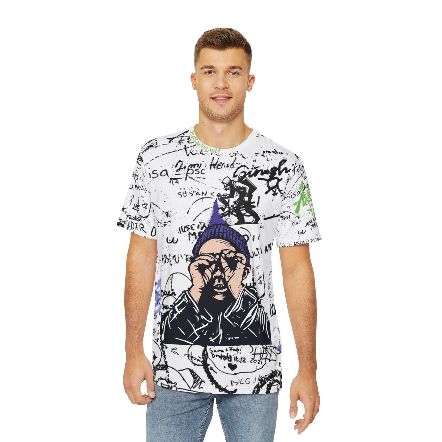 Awakening All Over Print Mens Graffiti Tee